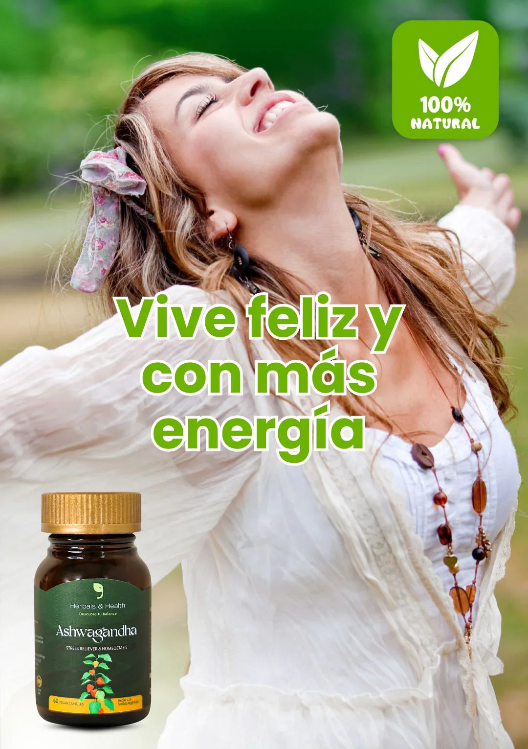 ASHWAGANDHA AMERICANO | ALTA CONCENTRACIÓN | 500 mg | 60 Cápsulas NUEVA FORMULA TOMA 2 AL DÍA .🎯 Controla el Estrés y Duerme Mejor . LLEVE 4 Y TE REGALAMOS 1 +