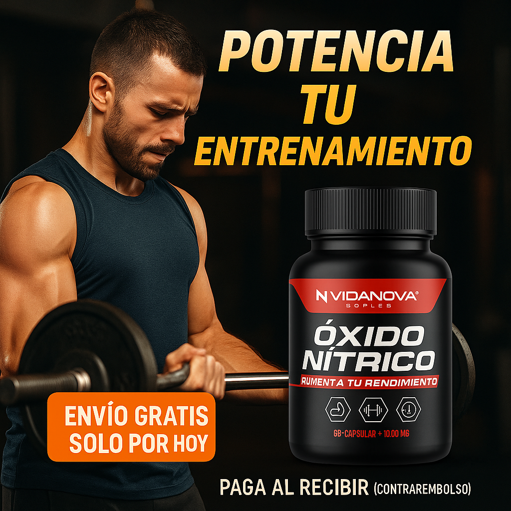 🧬 ÓXIDO NÍTRICO  1000MG 60 CAPSULAS + ENVIO GRATIS TODA GUATEMALA