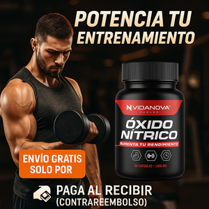 🧬 ÓXIDO NÍTRICO  1000MG 60 CAPSULAS + ENVIO GRATIS TODA GUATEMALA